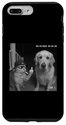 Funny Cat Flipping Off Middle Finger On Security Camera X}zP[X iPhone 7 Plus/8 Plus p