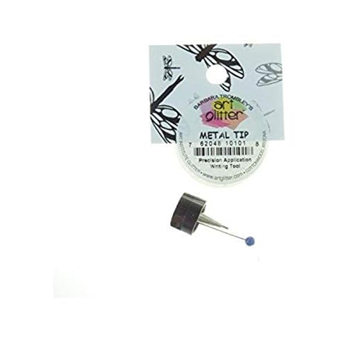 Art Institute Glitter AG Metal tip, 1 Pack, Silver - METALTIP Cover