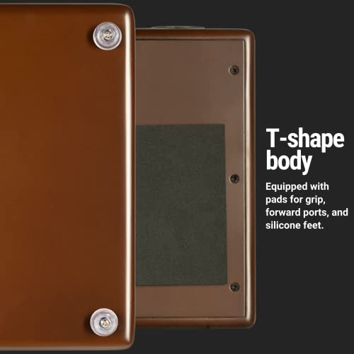 Meinl Slaptop Cajon Box Drum With Internal Snares And Forward Projecting Sound Ports - Not Made In China - Walnut Playing Surface, 2-Year Warranty (Topcaj2Wn) #TOP3