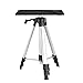 Neewer Support Trépied de Projecteur en Alumimium, Hauteur de 46-121cm pour Projecteur/Photographie/DJ Equipment (Argenté)