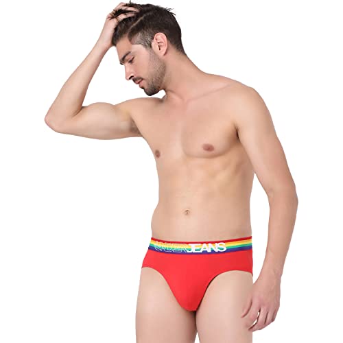 Image of Underjeans Men Cotton Blend Brief