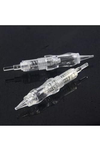 Biomaser 1R-0.30 mm Kıl Tekniği Kalıcı Makyaj Kartuş İğnesi, 10 Adet