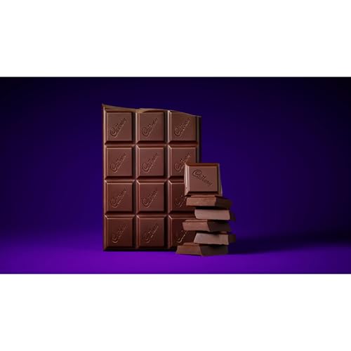 Image of Cadbury, Dark Chocolate Candy Bar, 3.5 Ounce, 14 Count