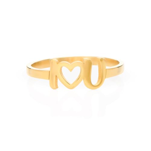 Bague initiale personnalisée en or rose pour sublimer votre style quotidien