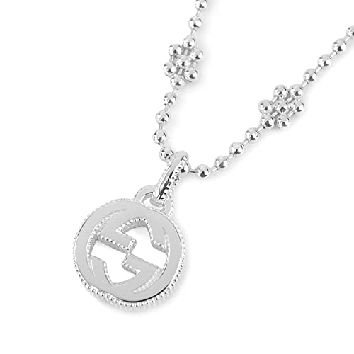 [グッチ] ネックレス レディース インターロッキングG シルバー GUCCI 479221 J8400 8106 [並行輸入品] [Kimio]