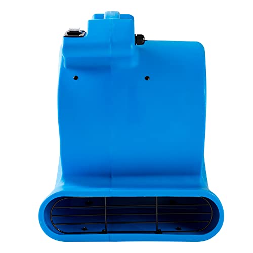 Mounto 2-Speed 1/2Hp 2200Cfm Air Mover Floor Carpet Dryers (Blue) #TOP2