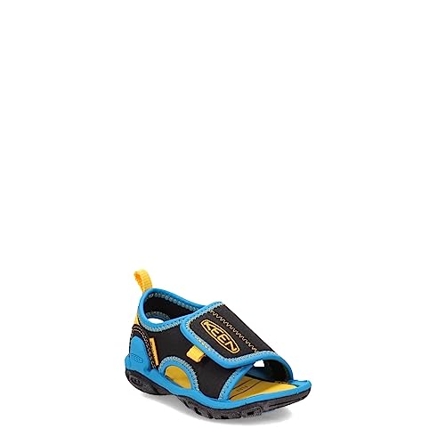KEEN Knotch River OT Sandale, Black/Vivid Blue, 30 EU