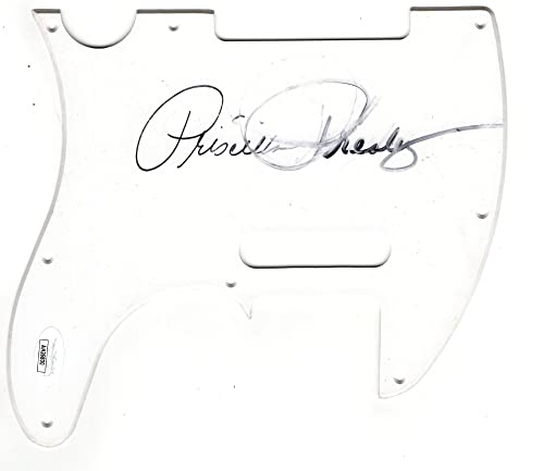 Priscilla Presley Signed Autographed Electric Guitar Pickguard Elvis JSA AH26800