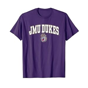 James Madison Dukes Arch Over Purple Officially Licensed T-Shirt