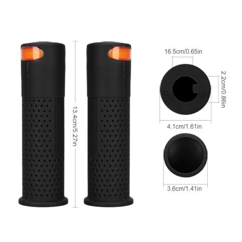 Poignées de poignée de scooter E clignotants LED pour éviter les angles morts