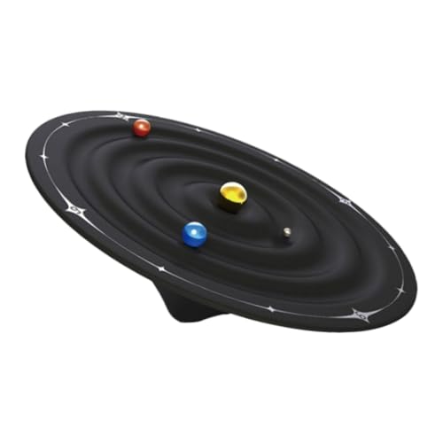 Baoblaze Reloj magnético y Planetas, Reloj artístico entusiastas de la astronomía, Adorno de Oficina, Reloj de