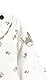 Sterntaler Body Blümchen - Mädchen Body aus Baumwoll Jersey mit Allover Druck - Langarm Baby Body mit Volant und Esel Emmi Girl Print, Druckknöpfe im Schritt und Schulter, Ecru, Größe 50