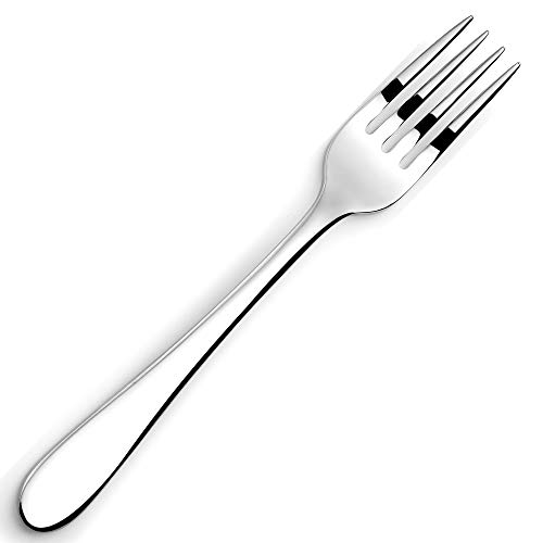 Elia Glacier 18/10 Dessert Forks - Set of 12 - Commercial Cutlery, Pudding Forks, Table Forks