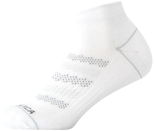 Image of Nautica Womens Quarter Socks Moisture Wicking Cushioned Socks, 12 Pack | Stretch Performance Dri-Motion Fabric, Cushioned with Arch Support, Breathable Mesh Panels, Quarter Cut, Shoe Size 4-10