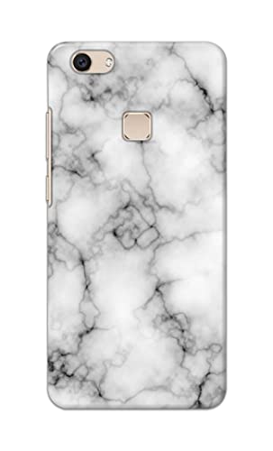 Image of Light White Marble Texture Natural Pattern Hard Back Case Cover for Vivo V7 Plus /Vivo Y79 / Vivo Z10 (5.99 inch) Back Cover -(J5) VNS2230