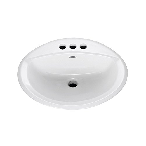 Comparison: Best Drop In Sink For Laminate Countertops 8 American Standard 0476028.020 Aqualyn Countertop Sink, White