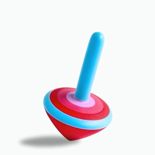 Image of Lattooland Spinning Tops (Set of 3 Pieces) | Colorful Wooden Lattoos Sensory Toys for Kids 3+ | Eco-Friendly, Non-Toxic Colors | Indoor & Outdoor Fun Activity | Spinning Toys for Kids Return Gift