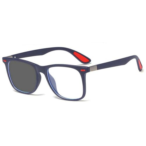 mincl 2020 New Transition Sunglasses Photochromic Reading Glasses for Men Square Presbyopia Eyewear +1.0 To +4.0 (blue, 1.75 x)