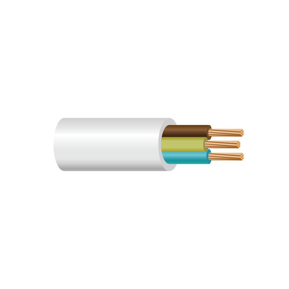ACR HOSE CABLE 0.6-1KV WHITE 3x2.5, ideal for safe and efficient electrical installations. Its strength and flexibility guarantee optimal performance in various environments.