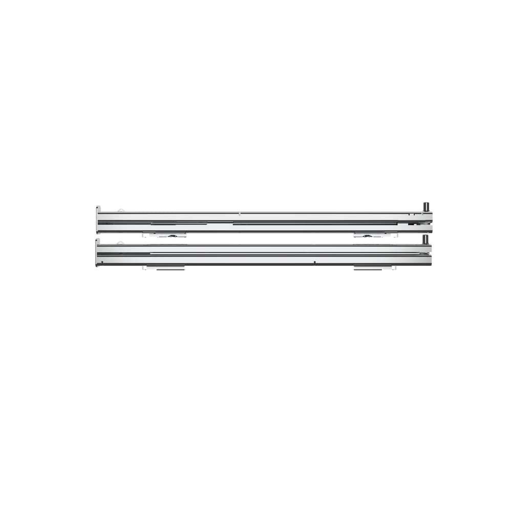 Teka - Guías Telescópicas de 1 Altura, para Hornos Estándar de 60 cm, Extracción Total de las Bandejas, Mayor Comodidad y Estabilidad, Fácil Instalación, Color Acero Inoxidable