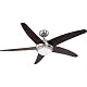 Deckenventilator Globo 0306 in nickel matt, 132 x 132 x 37 cm