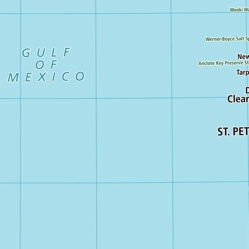 MapSherpa: Florida State Wall Map - 24.5 x 29 inch Poster - Front Lamination