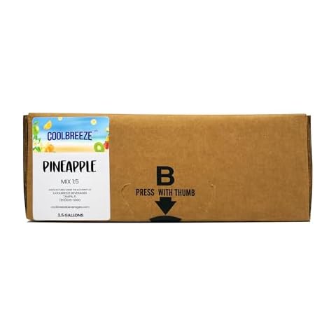 Coolbreeze Beverages Juice Concentrate 2.5 Gallon BIB Bag In Box - Ready To Use, Shelf Stable - Pineapple Juice Cover