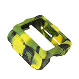 Alanmoship Silikon-Schutzhülle für Shearwater Perdix AI/SA/2 Tauchcomputeruhr, stoßfeste Abdeckung für Tauchen, Camouflage-Grün (E)