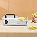 JDINAAS 3-in-1 Electric Tornado Potato, 110V Semi-Automatic Spiral Potato Cutter 200rpm Twisted Potato Slicer for Homes, Western Restaurants and Snack Bars 13.58 x 3.35 x 4.72 Inch