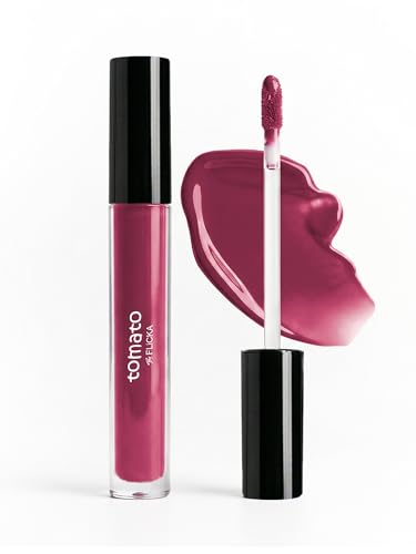 Image of FLiCKA Tomato Liquid Lipstick| Transfer Proof, Smudge Proof, Non-Sticky, Creamy Lightweight Lipstick For Women, Shade 10, 2ml