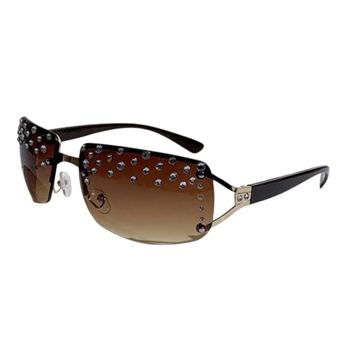 CHENZILIN Rectangles Sunglass Trendy Sun Glasses Outdoor Vacation Glasses for Active Lifestyle