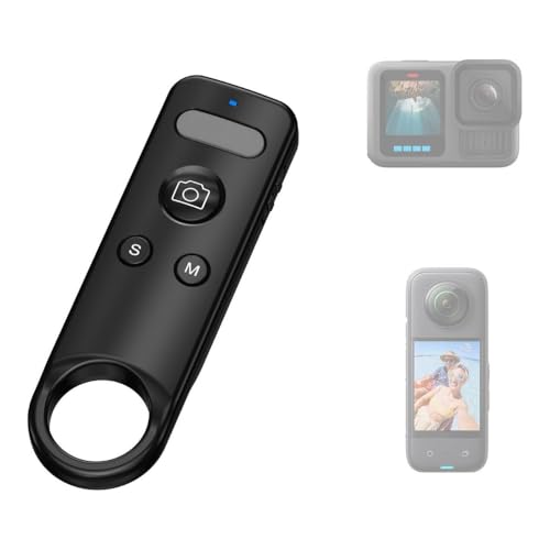 Image of Yantralay Bluetooth Remote for Action Cameras | Wireless Camera Controller for Insta 360 X5 /X4 /X3 GO 3 Ace Pro & Go pro Hero 13 /12 /11 | USB-C Rechargeable