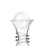 Soing Clear Crystal Ball Wine Decanter Stopper，2.5 Inches Crystal Ball
