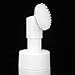 Mousse Foam Bottle with Brush, White Facial Cleanser Foam Bottle Silicone Brush Refillable Empty Foam Bottle Mousse Pump Bottle Containers(100ML)