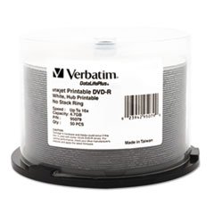 DVD-R Discs 4.7Gb 16X Datalifeplus White Inkjet Printable, 50/Pk Spindle-picture-31