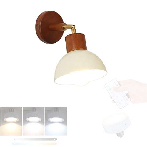 Apliques de pared E27 con mando a distancia para evitar levantarse a apagar la luz del cuarto