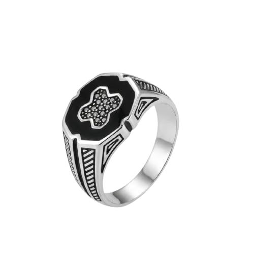Image of Parasmoni silver gens ring