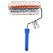 Produktbild RIKAMA Farbroller | Anti-Spritz-Roller | Malerrolle | Farbwalze | Lackierroller | Malerbedarf | Fassadenroller | Malerwalze | Innen und Außen (7" / 175mm mit Halter)