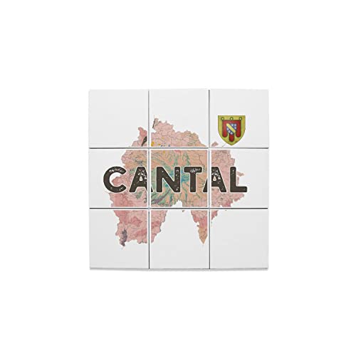 Carreaux céramique Cantal 15 décoratifs lot de 9 pour fresque murale retro