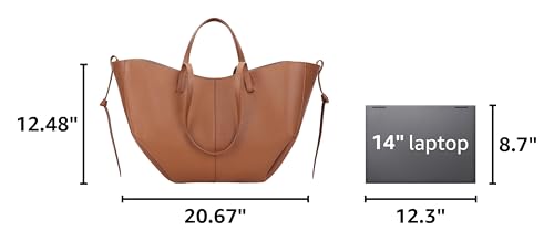 Image of Juoxeepy Work Bag Faux Leather Tote Bag for Women Trendy Handbag Purse Fall Shoulder Bag with Magnetic Closure
