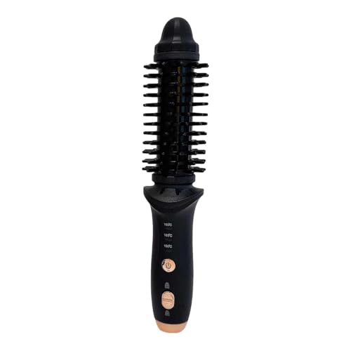 Cordless Heated Round Brush Mini Thermal Curling Iron for