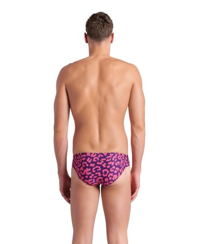 ARENA Men's Performance Leopard Skin Limited Edition Printed Swim Briefs2