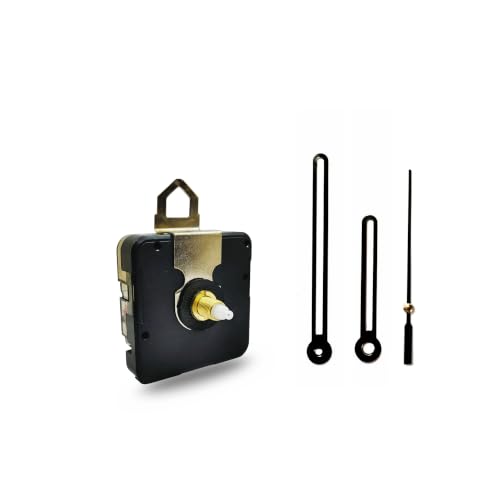 Image of 18mm Sweep and Silent Clock Machine and Metal Hands Small | Non-Ticking Battery Operated Clock Movement Replacement for DIY Resin Clocks