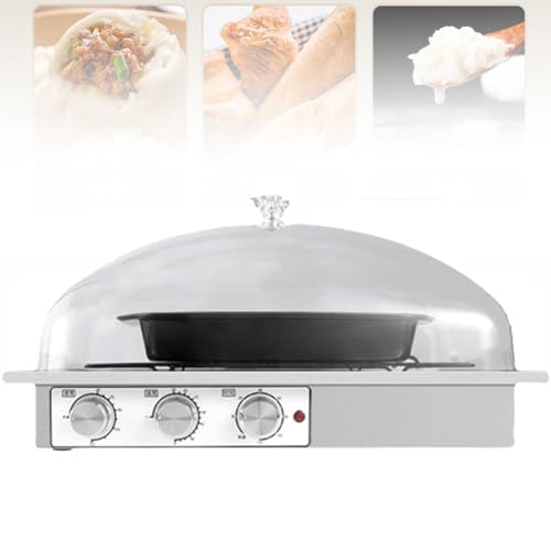 Máquina eléctrica a prueba de pan, tanque de fermentación de 10 litros con taza humidificadora, temperatura ajustable de 0 a 54 °C, tiempo de 0 a 120 minutos para pan y yogur