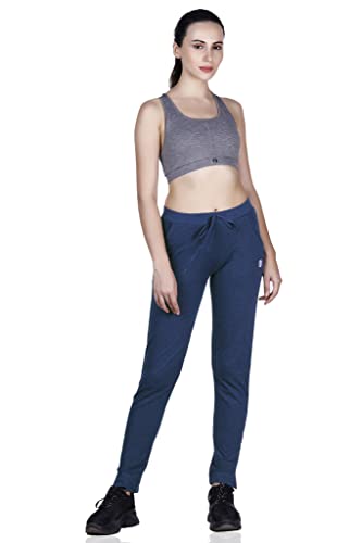 Image of Women's Straight Fit Ankle Length Cotton Track Pant