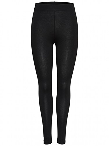 ONLY Onllive Love New Leggings Noos, Mujer, Negro (Black), 34 (Talla del Fabricante: X-Small)