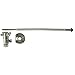 Barclay I308-PN Toilet Supply Kit in Polished Nickel with Supply Tube and Cross