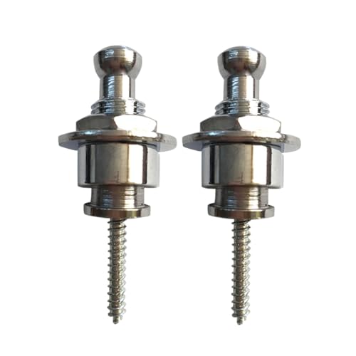 Ipetboom 2 piezas Cierres de Correa para Guitarra Eléctrica y Electroacústica Bloqueo Antideslizante de...