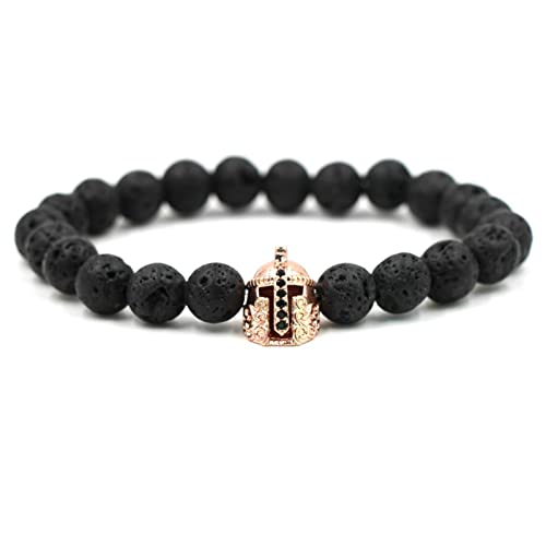 Bracelet tressé en perles 10mm en pierre naturelle pour le quotidien