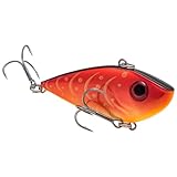Strike King (REYESD12-469) Red Eyed Shad Fishing Lure, Lipless Crankbait, Free-Floating Internal Rattles, 3D Eyes, Premium Size 3 Treble Hooks, 1/2-Ounce, Sinking, TN Shad 2.0